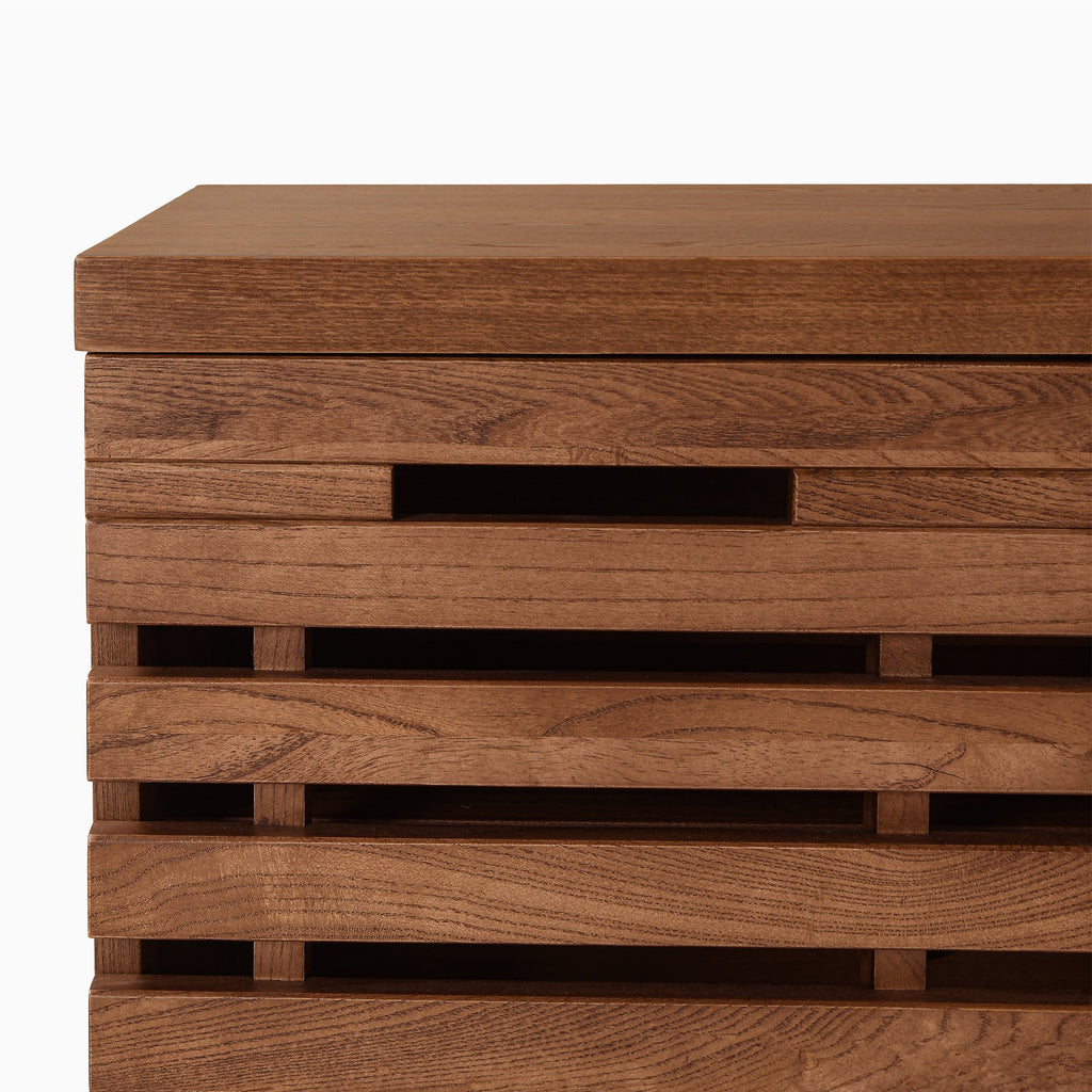 Elm Slat TV Stand