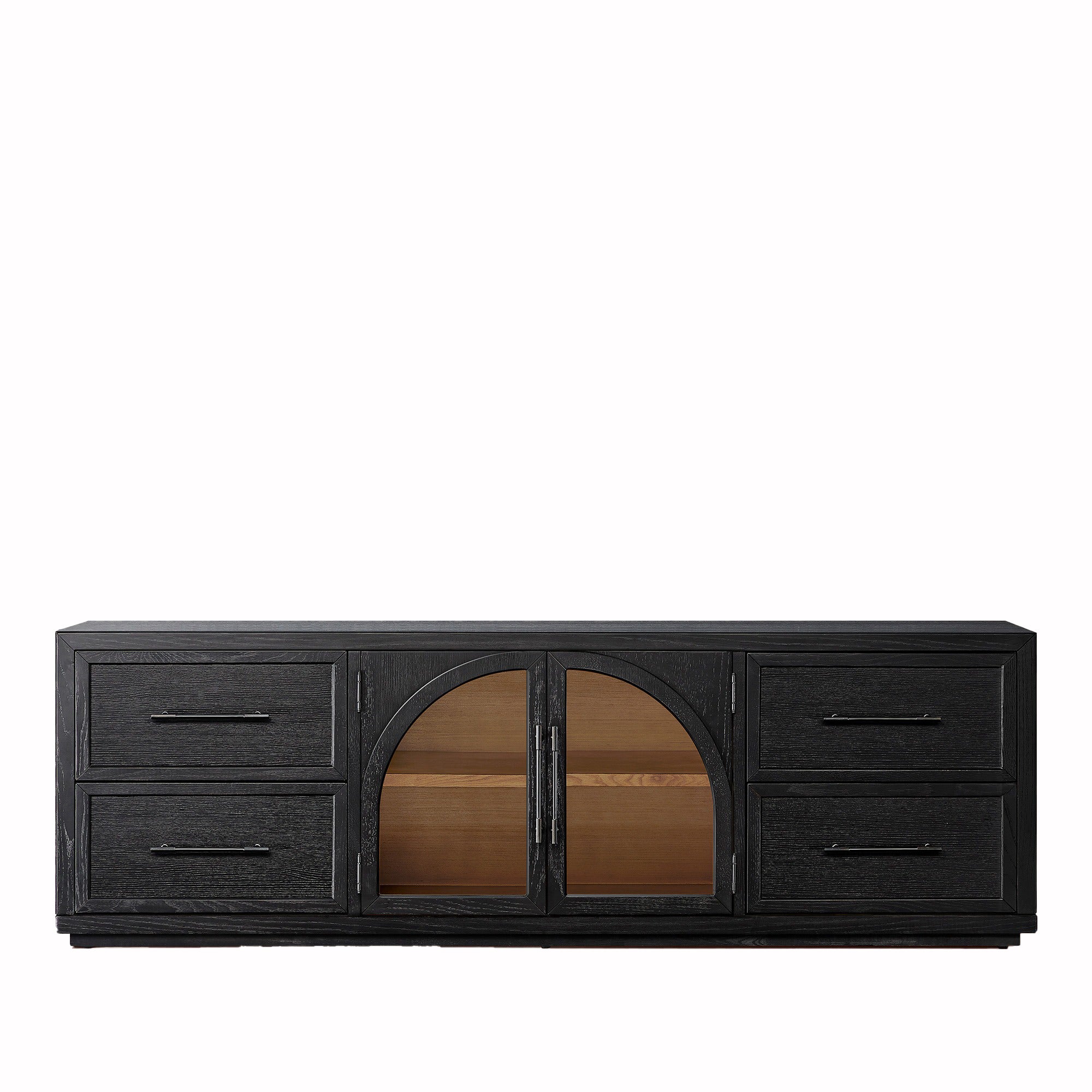 Vintage oak TV cabinet