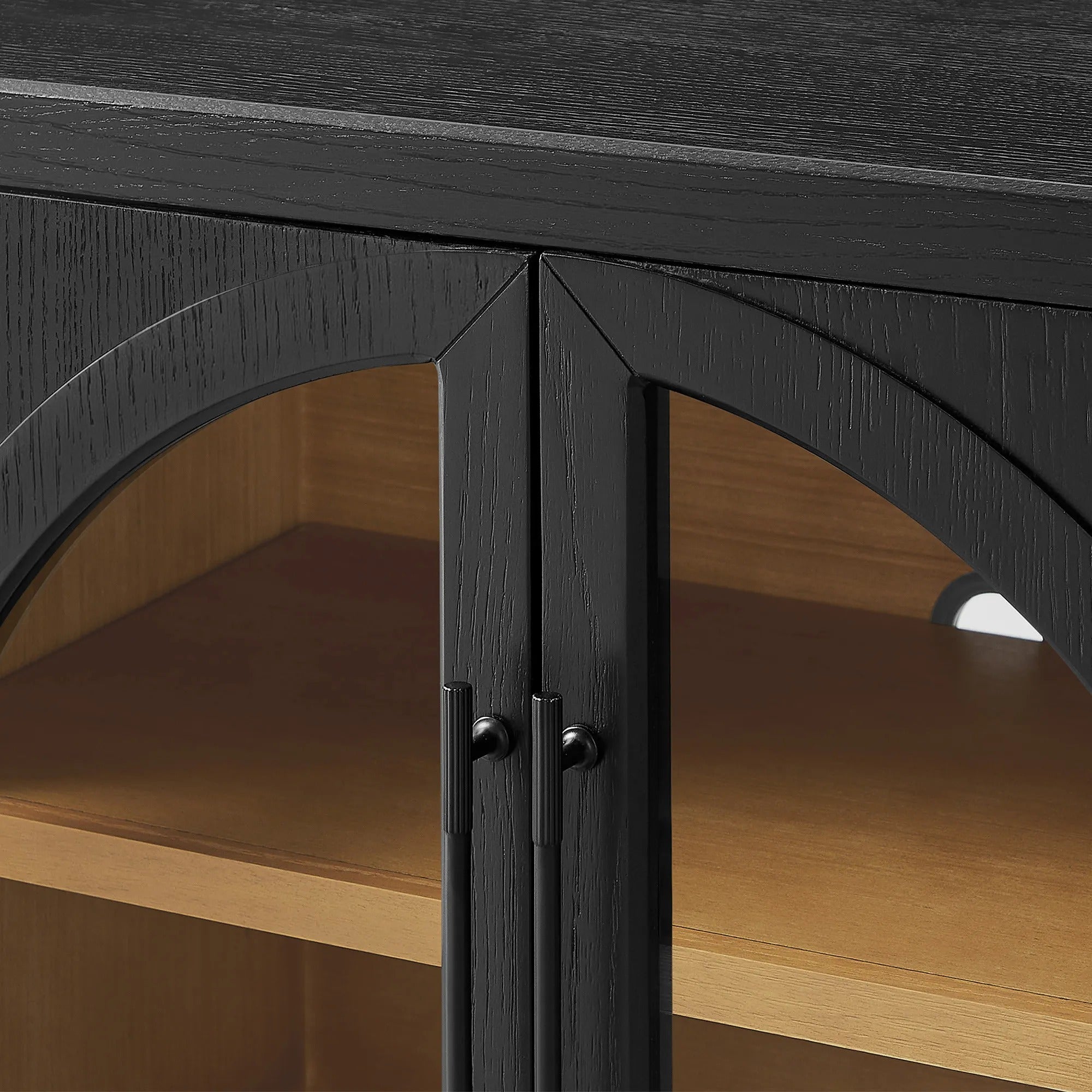 Vintage oak TV cabinet