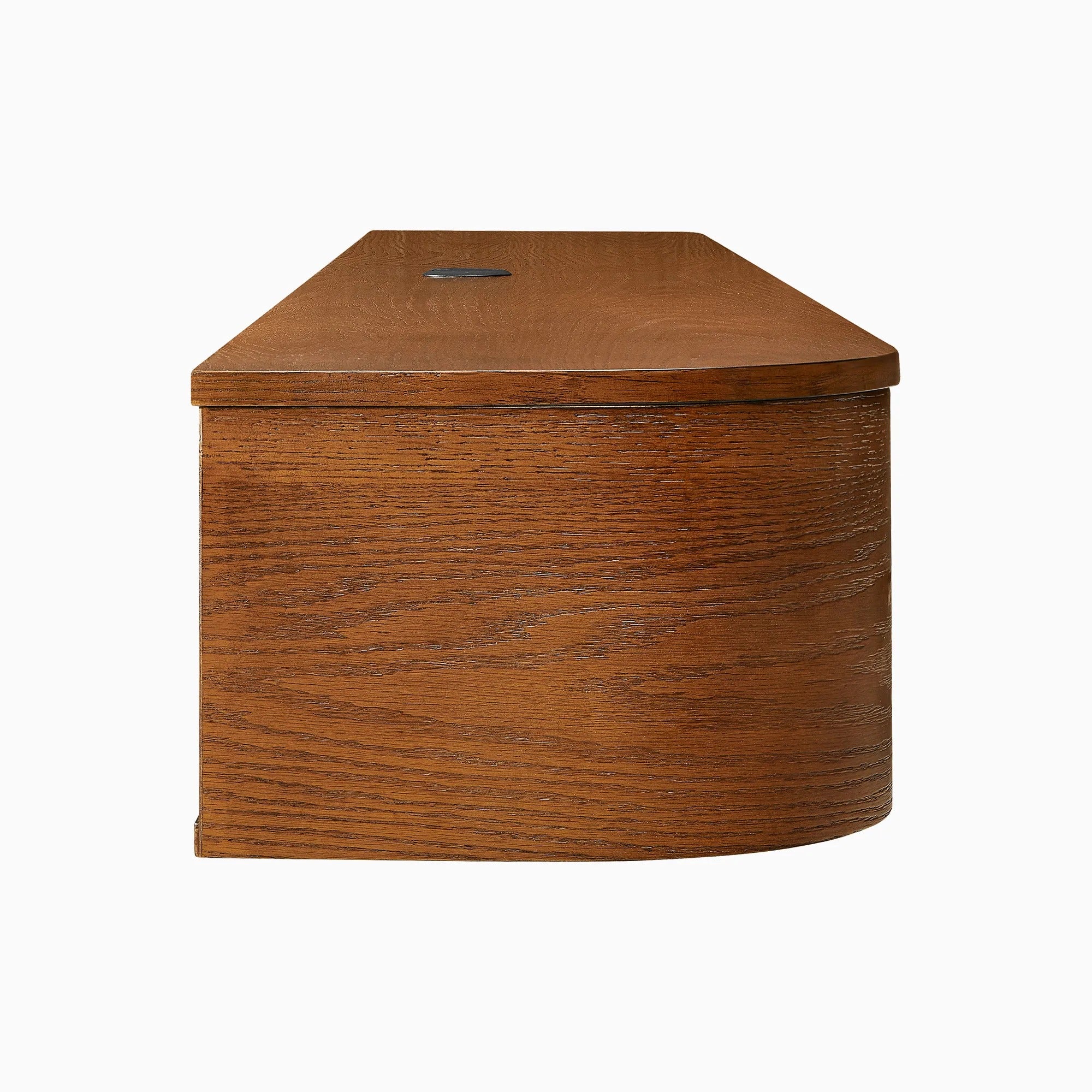 Floating solid wood TV cabinet